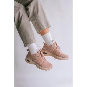 Slow Man Walking Shoes Women Size 7.5 Pink  Air Cushion Breathable Sneaker